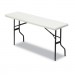 Iceberg 65363 IndestrucTables Too 1200 Series Resin Folding Table, 72w x 18d x 29h, Platinum