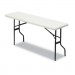 Iceberg 65353 IndestrucTables Too 1200 Series Resin Folding Table, 60w x 18d x 29h, Platinum