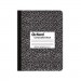 TOPS TOP63795 Composition Book w/Hard Cover, Legal/Wide, 9 3/4 x 7 1/2, White, 100 Sheets