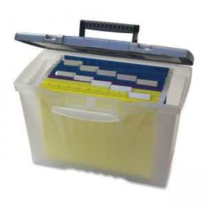 Storex 61511U01C Portable File Box