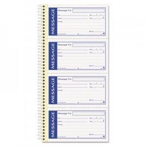 Adams SC1153WS Write 'n Stick Phone Message Pad, 2 3/4 x 4 3/4, Two-Part Carbonless, 200 Forms