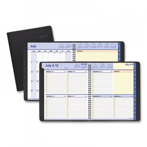 At-A-Glance AAG761105 QuickNotes Weekly/Monthly Planner, 10 x 8, Black, 2021-2022