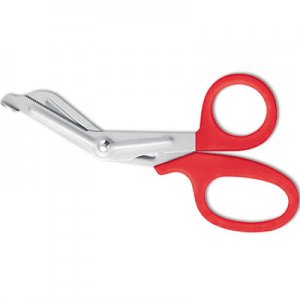 Westcott 10098 Stainless Steel Office Snips, 7" Long, Red