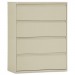 Alera LF4254PY Four-Drawer Lateral File Cabinet, 42w x 19-1/4d x 54h, Putty