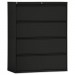 Alera LF4254BL Four-Drawer Lateral File Cabinet, 42w x 19-1/4d x 54h, Black