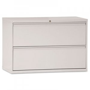 Alera LF4229LG Two-Drawer Lateral File Cabinet, 42w x 19-1/4d x 29h, Light Gray