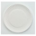 AJM AJMPP6GREWH White Paper Plates, 6" dia, 100/Pack, 10 Packs/Carton