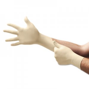 Conform ANS69318M XT Premium Latex Disposable Gloves, Powder-Free, Medium, 100/Box