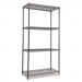 Alera ALESW503618BA Wire Shelving Starter Kit, Four-Shelf, 36w x 18d x 72h, Black Anthracite