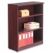 Alera ALEVA634432MY Valencia Series Bookcase, Three-Shelf, 31 3/4w x 14d x 39 3/8h, Mahogany