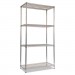 Alera ALESW503618SR NSF Certified Industrial 4-Shelf Wire Shelving Kit, 36w x 18d x 72h, Silver