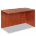 Alera ALEVA354824MC Valencia Series Reversible Return/Bridge Shell, 47 1/4w x 23 5/8d, Cherry