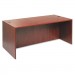 Alera ALEVA217236MC Valencia Series Straight Desk Shell, 71w x 35 1/2d x 29 5/8h, Med Cherry