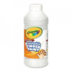 Crayola CYO551316053 Washable Fingerpaint, White, 16 oz