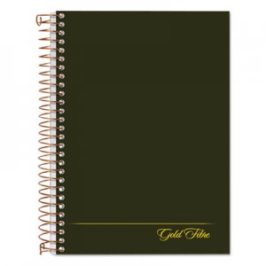 Ampad TOP20801 Gold Fibre Personal Notebooks, 1 Subject, Medium/College Rule, Classic Green Cover, 7 x 5, 100 Sheets