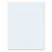 Ampad TOP22030C 15lb Quadrille Pad w/4 Squares/Inch, Letter, White, 1 50-Sheet Pad/Pack