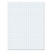 Ampad TOP22030C 15lb Quadrille Pad w/4 Squares/Inch, Letter, White, 1 50-Sheet Pad/Pack