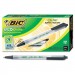 BIC CSEM11BK Ecolutions Clic Stic Ballpoint Retractable Pen, Black Ink, 1mm, Medium, Dozen