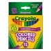 Crayola CYO684112 Short Barrel Colored Woodcase Pencils, 3.3 mm, 12 Assorted Colors/Set