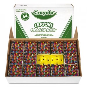 Crayola CYO528019 Classpack Regular Crayons, Assorted, 13 Caddies, 832/Box