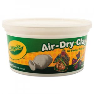 Crayola CYO575050 Air-Dry Clay, White, 2 1/2 lbs