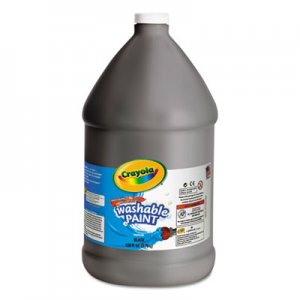 Crayola CYO542128051 Washable Paint, Black, 1 gal