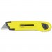 Stanley BOS10065 Plastic Light-Duty Utility Knife w/Retractable Blade, Yellow