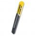 Stanley BOS10150 Straight Handle Knife w/Retractable 13 Point Snap-Off Blade, Yellow/Gray