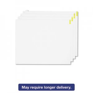 Crown WCRPLPDW Walk-N-Clean Mat 60-Sheet Refill Pad, 30w x 24h, 4/Carton, White