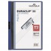 Durable 220307 Vinyl DuraClip Report Cover, Letter, Holds 30 Pages, Clear/Dark Blue