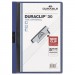 Durable 220307 Vinyl DuraClip Report Cover, Letter, Holds 30 Pages, Clear/Dark Blue