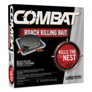 Combat DIA41913 Source Kill Large Roach Killing System, Child-Resistant Disc, 8/Box