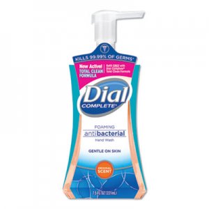 Dial DIA02936CT Antibacterial Foaming Hand Wash, Original Scent, 7.5 oz Pump Bottle, 8/Carton