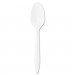 Dart S6BW Style Setter Mediumweight Plastic Teaspoons, White, 1000/Carton