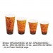 Dart 20U16ESC Foam Hot/Cold Cups, 20 oz., Brown/Black, 500/Carton