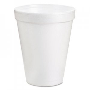 Dart DCC6J6 Foam Drink Cups, 6oz, White, 25/Bag, 40 Bags/Carton