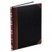 Boorum & Pease BOR1602123F Record Ruled Book, Black Cover, 300 Pages, 10 1/8 x 12 1/4