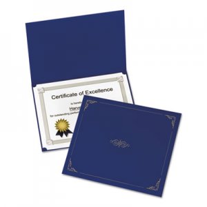 Oxford OXF29900235BGD Certificate Holder, 11 1/4 x 8 3/4, Dark Blue, 5/Pack