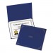 Oxford OXF29900235BGD Certificate Holder, 11 1/4 x 8 3/4, Dark Blue, 5/Pack