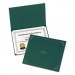Oxford OXF29900605BGD Certificate Holder, 11 1/4 x 8 3/4, Green, 5/Pack