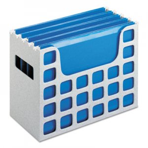 Pendaflex PFX23054 Desktop File With Hanging Folders, Letter Size, 6" Long, Granite