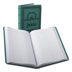Boorum & Pease 66500J Record/Account Book, Journal Rule, Blue, 500 Pages, 12 1/8 x 7 5/8