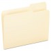 Pendaflex PFX752133 File Folders, 1/3 Cut, Third Position, Top Tab, Letter, Manila, 100/Box