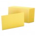 Oxford OXF7420CAN Unruled Index Cards, 4 x 6, Canary, 100/Pack