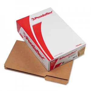 Pendaflex PFXRK15313 Two-Ply Dark Kraft File Folders, 1/3 Cut Top Tab, Legal, Brown, 100/Box