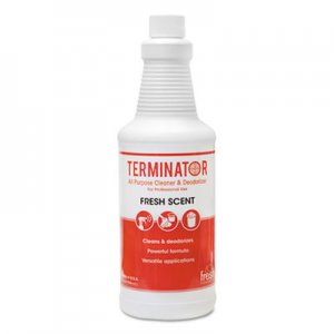 Fresh Products FRS1232TNCT Terminator All-Purpose Cleaner/Deodorizer with (2) Trigger Sprayers, 32 oz Bottles, 12/Carton