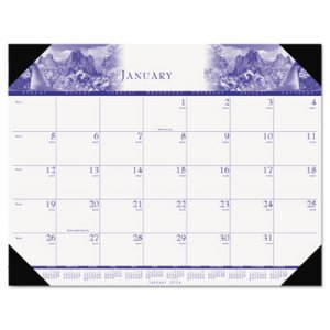 House of Doolittle HOD140HD One-Color Photo Monthly Desk Pad Calendar, 22 x 17, 2016