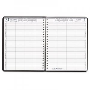 House of Doolittle HOD28202 Four-Person Group Practice Daily Appointment Book, 8 x 11, Black, 2017