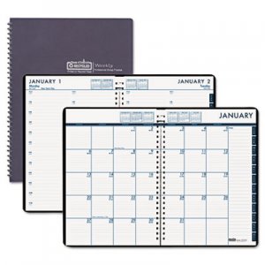 House of Doolittle HOD289632 24/7 Daily Appointment Book/Monthly Planner, 7 x 10, Black, 2016