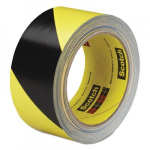3M MMM57022 Caution Stripe Tape, 2w x 108 ft Roll